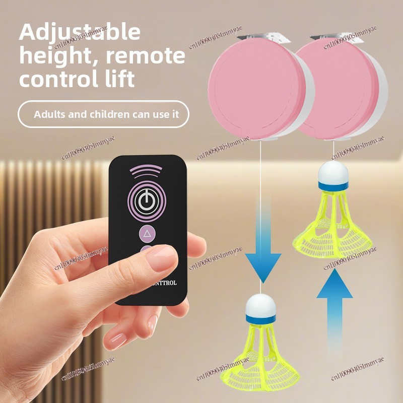 Badminton Rebound Trainer - Entraîneur de badminton d'intérieur pour enfants,