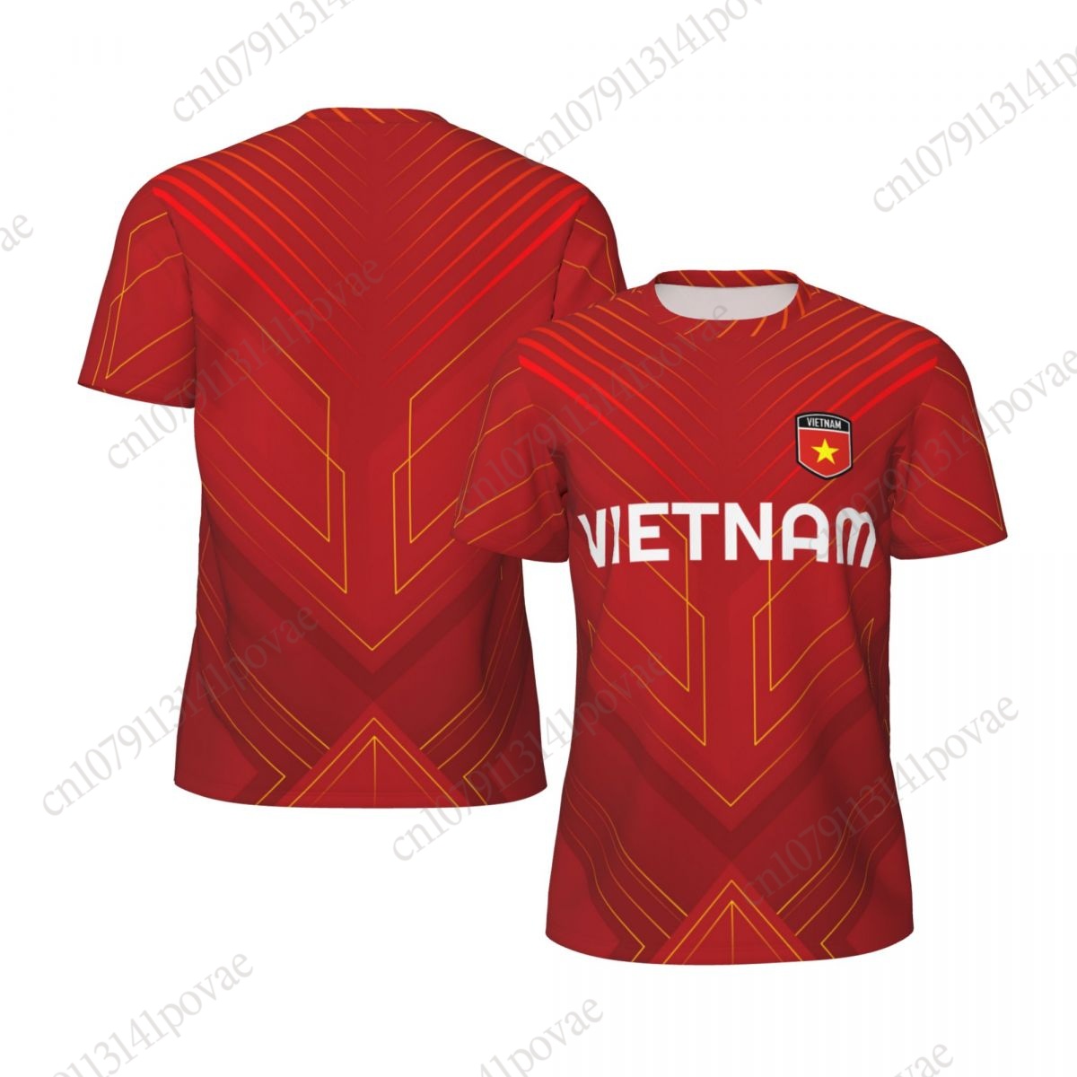 Badminton Vietnam - T-shirts drapeau du VIETNAM pour hommes