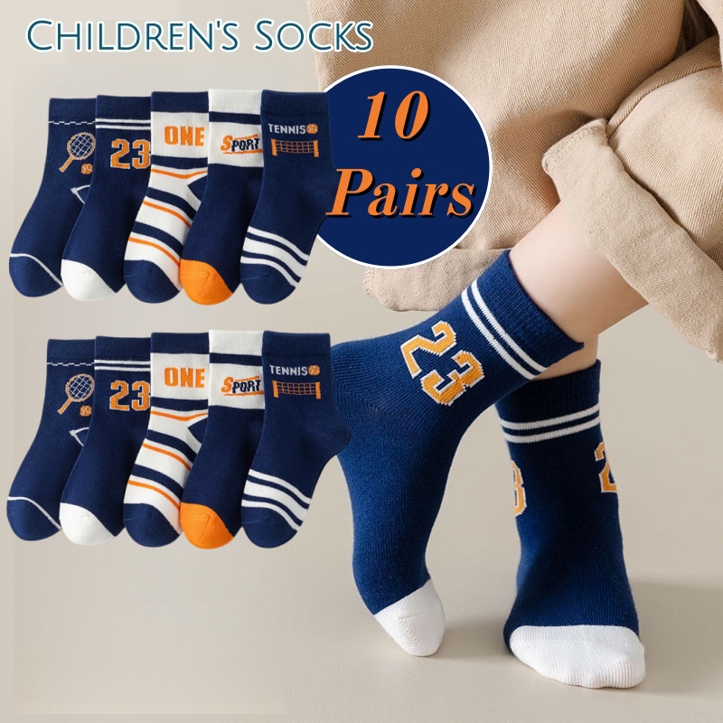 Badminton Junior - 10 paires de chaussettes de sport