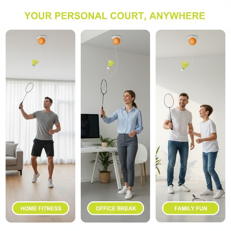 Entraîneur de badminton rétrac - Badminton Rebound Trainer avis et prix
