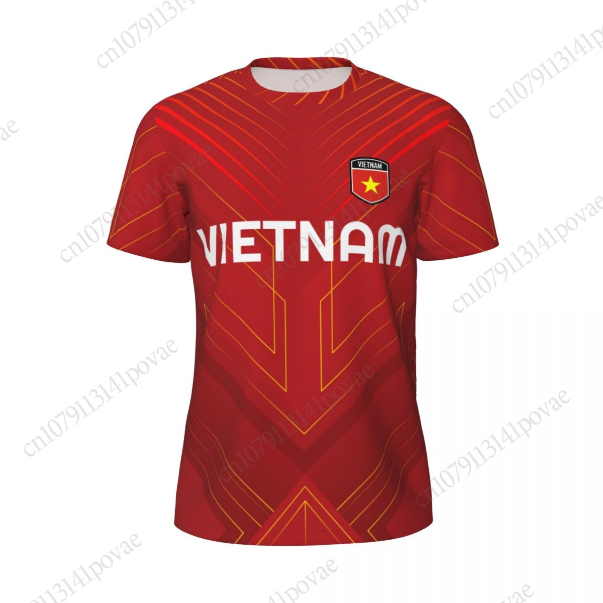 T-shirts drapeau du VIETNAM po - Badminton Vietnam avis et prix
