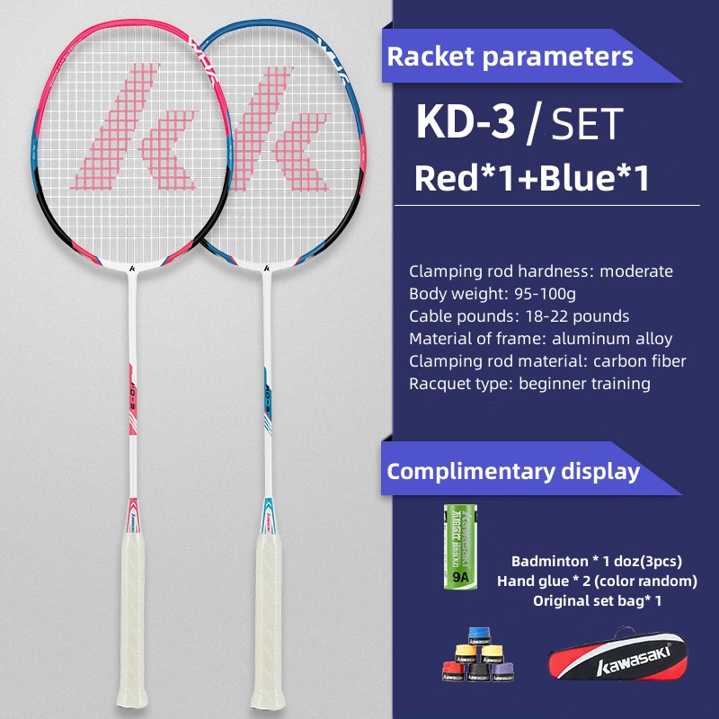 Kawasaki KD-3 raquette de Badm - Badminton Raket avis et prix